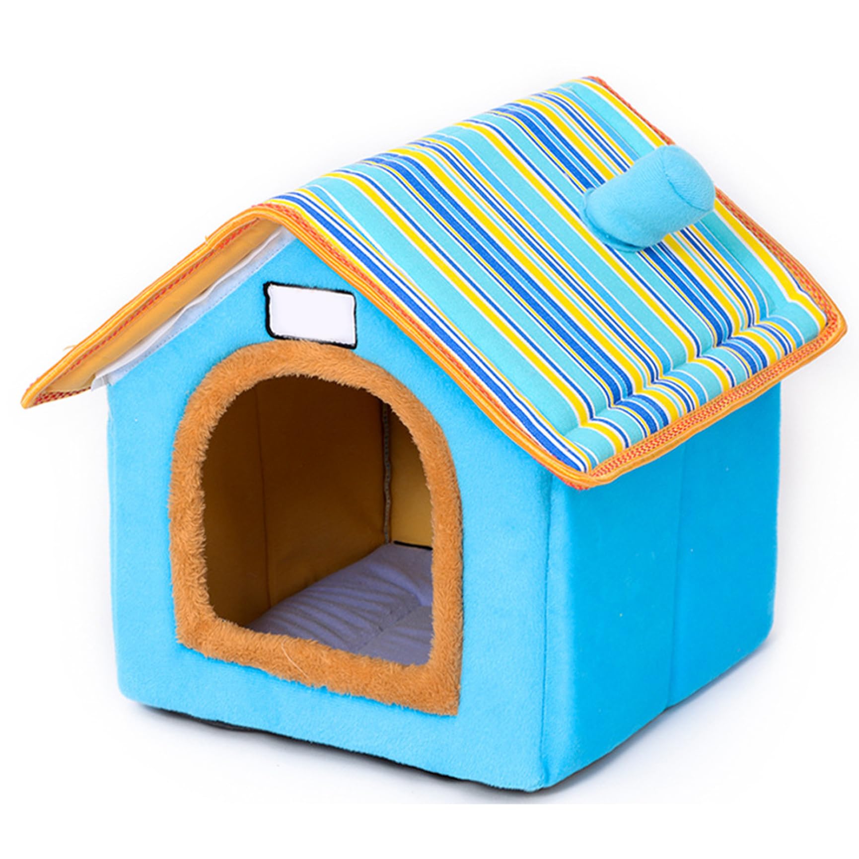 Niche pour chien lavable et amovible avec lit chaud antidérapant