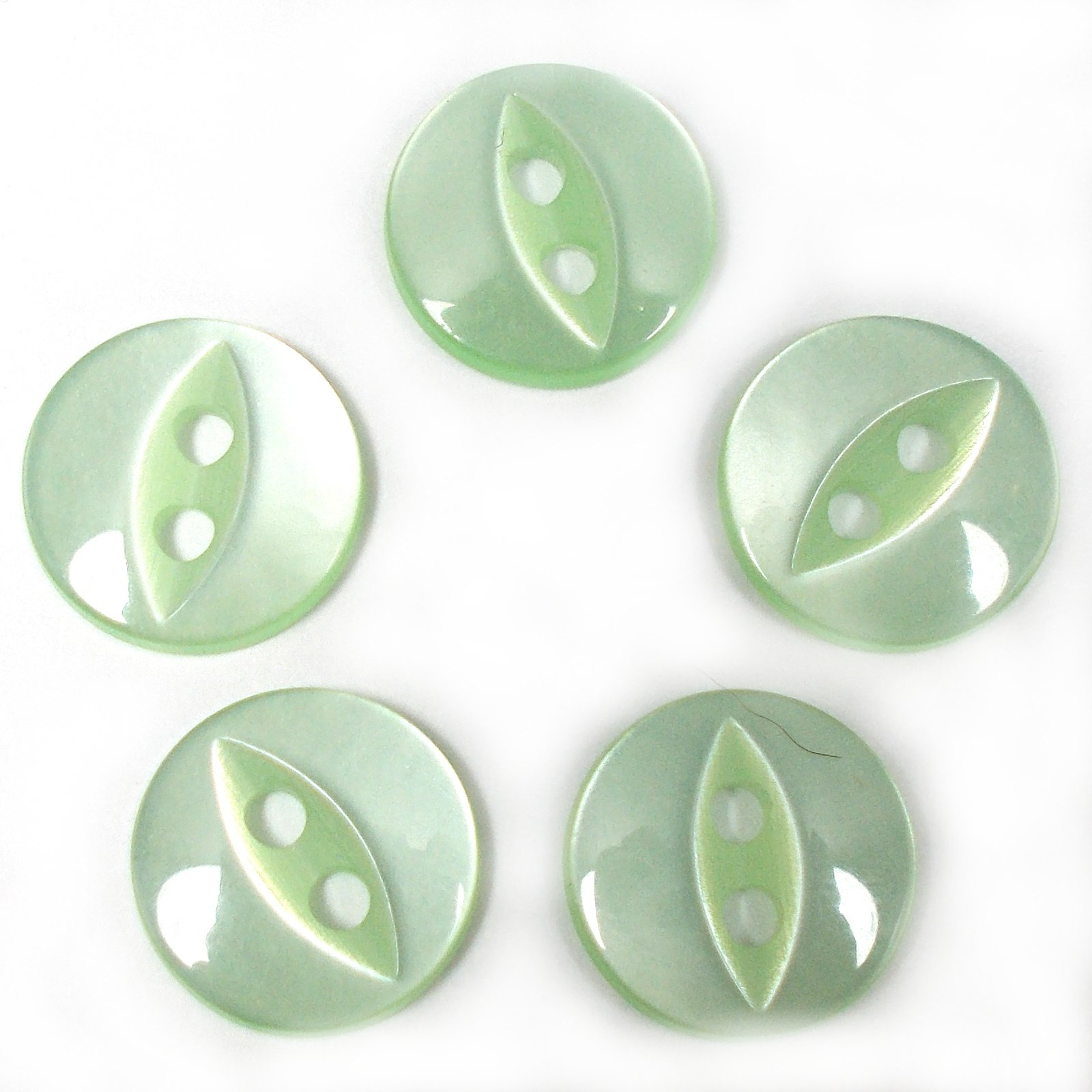 Push The Button Mint Green Fisheye Basic Buttons 11Mm (, 5)
