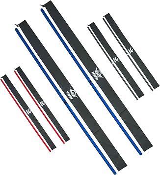 Martial Arts Armory Foam Padded Bo Staff with Carry Bags, Training and Practice Set, 2-Pack