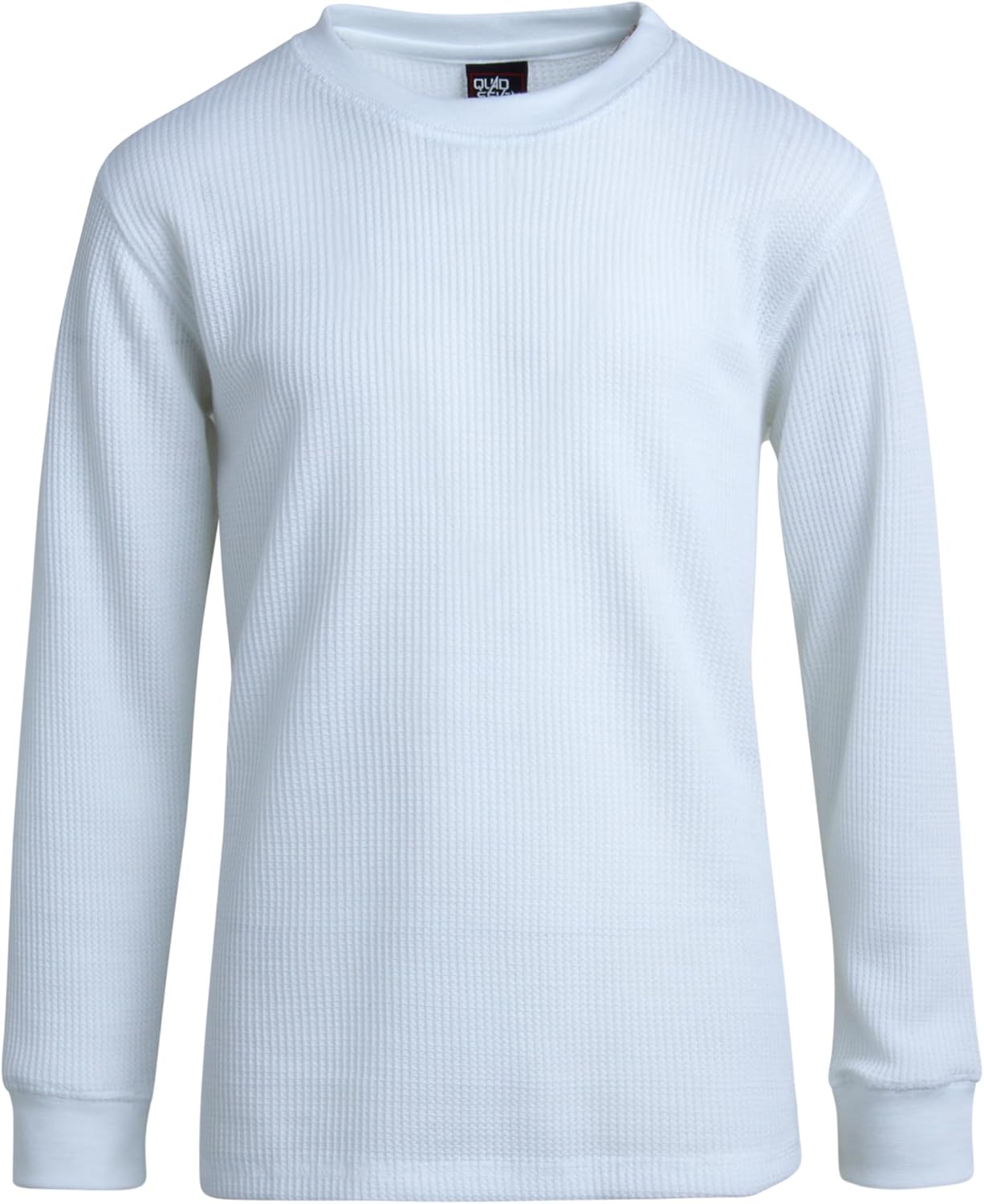 Quad Seven Boys Long Sleeve Shirts - 2 Pack Thermal Waffle Knit Crew Neck Youth Kids Boys Thermal Shirts (Sizes: 8-18) - Image 5