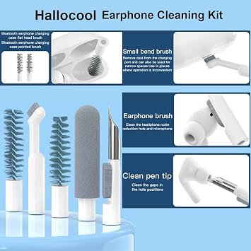 Electronics Cleaning Kit 32 in 1 Multi-Functional Keyboard Cleaning Kit | Phone Cleaning Tool Kit for Cleaning Computer, Keyboard, Earbuds, Laptop, Camera, Lens, Monitor