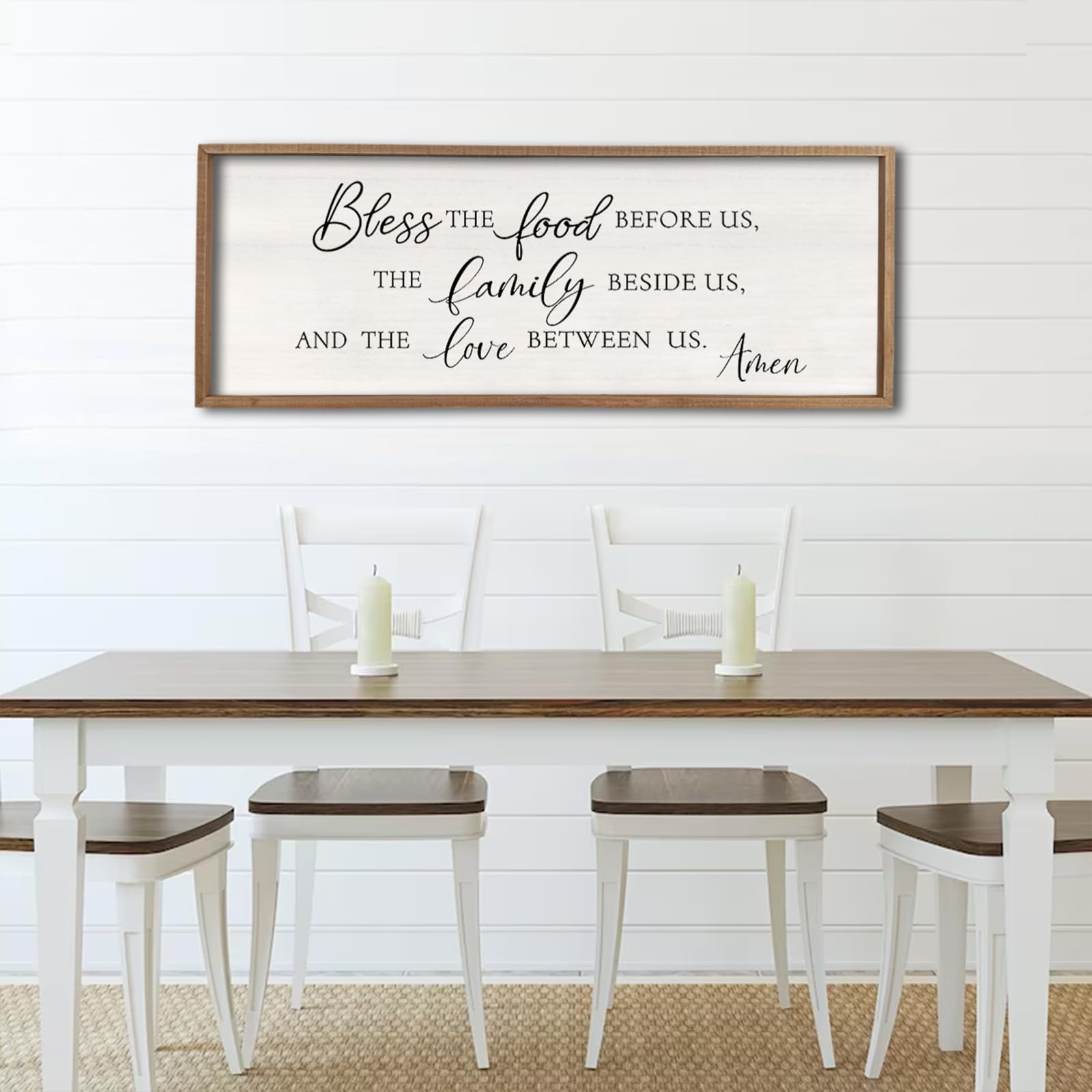 Adesivo da parete per cucina Bless the Food - Decorazione in