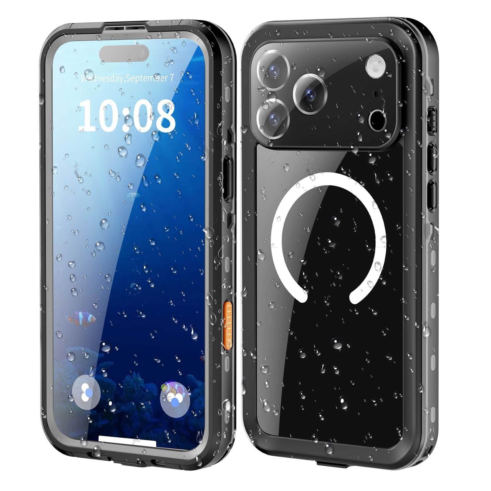 Coque transparente iPhone 17 Pro Max étanche pour éviter l'humidité - 8