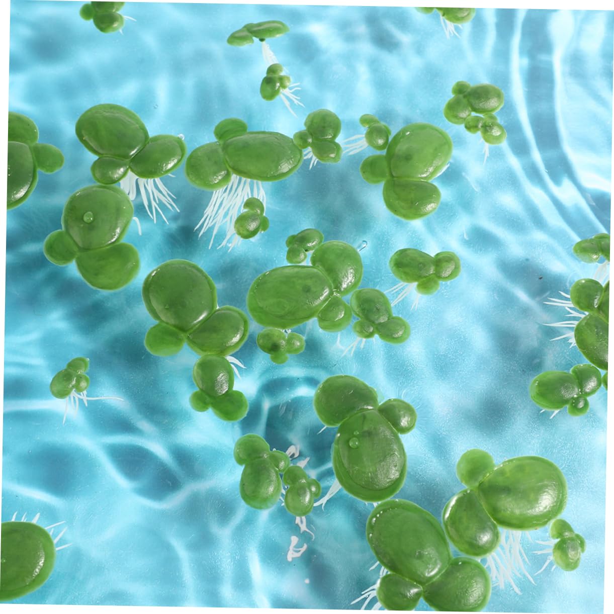 Toddmomy 5ensembles Plantes Flottantes Simulées pour Aquarium Décoration Plastique De Faux Canards pour Aquatique Naturel