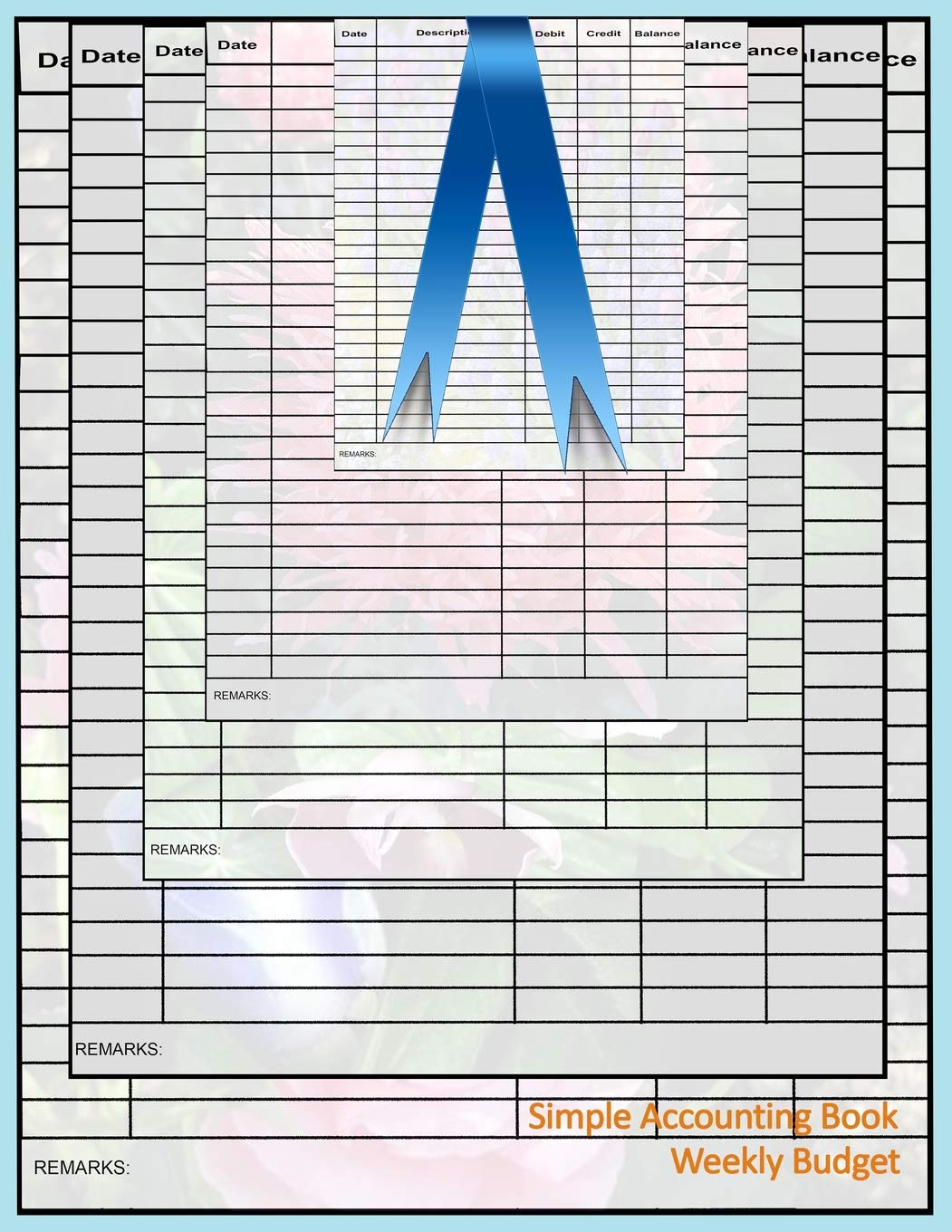 Simple Accounting Book: Weekly Budget