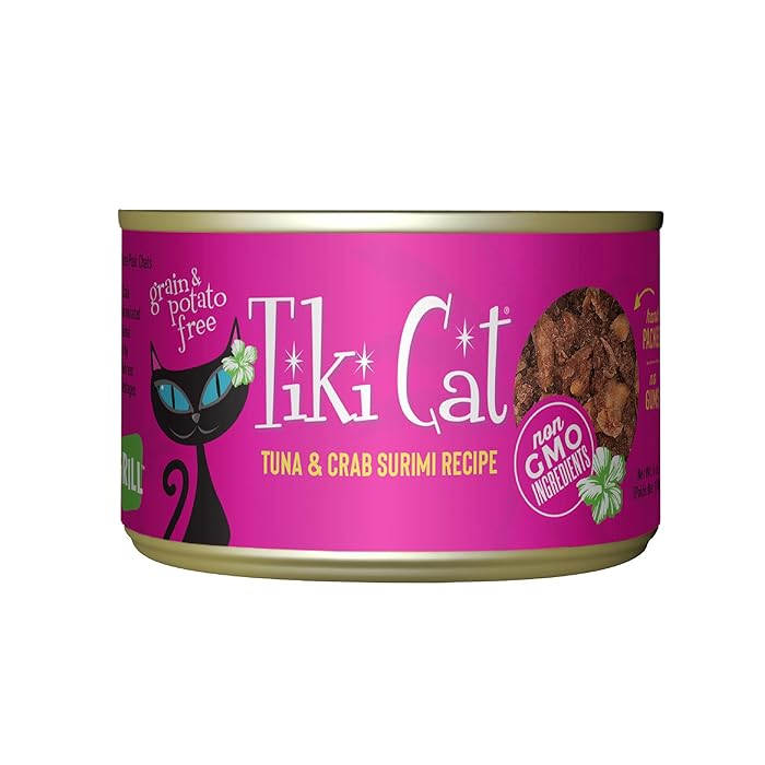 Buy Tiki Cat Consomme, 8Pack, 6Ounce Can, Lanai Luau Tuna In Crab