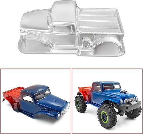 Miniatura 10 de SCX24 Carcasa transparente 124 RC Crawler plástico RC Car Shell para Axial 124 RC Crawler SCX24 AXI90081 AXI00004 DIY SCX24 actualizaciones