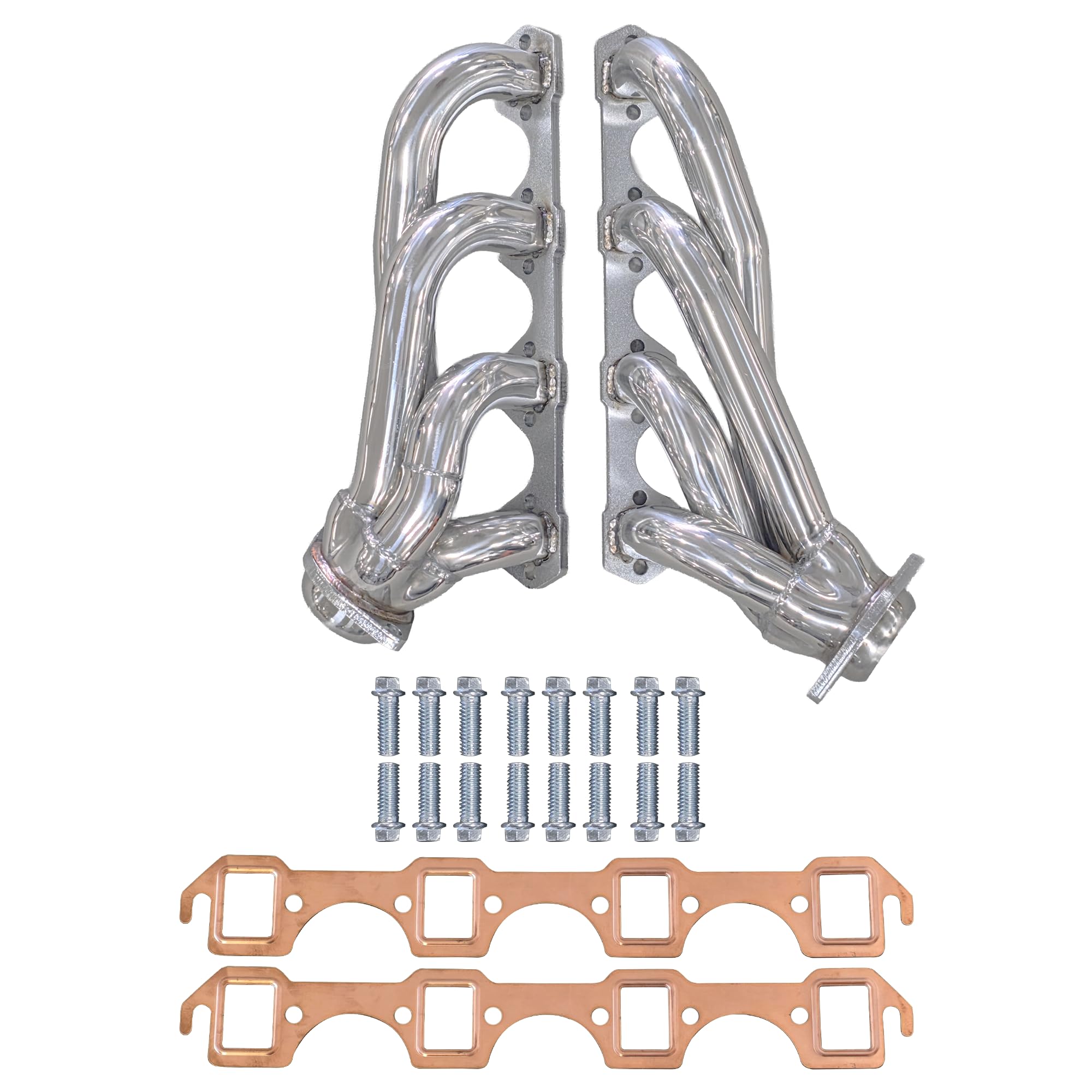 Ceramic Coated Shorty Headers For 1979-1993 Ford Mustang 5.0L Foxbody GT LX