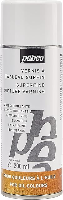Pebeo 650706 200 ml Superfine Picture Varnish Spray, Transparent