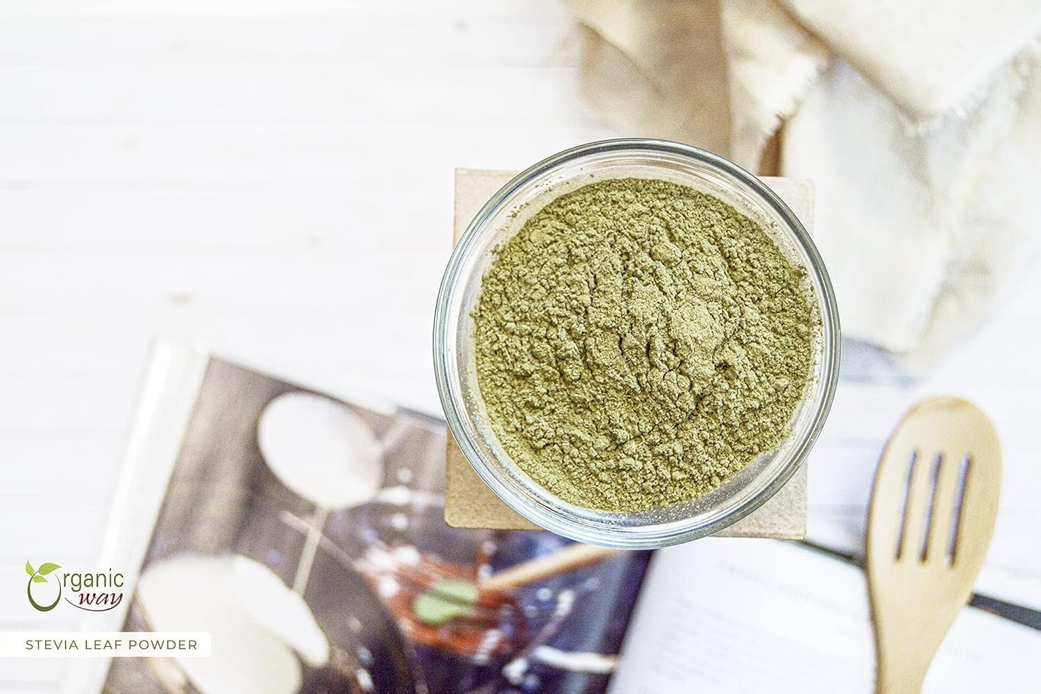 Organic Way Stevia Leaf Powder (Stevia Rebaudiana) | Kosher & USDA Certified | Vegan, Non-GMO & Gluten Free | Natural Sweetener | 100% Raw from India (1LBS / 16Oz) - Image 5