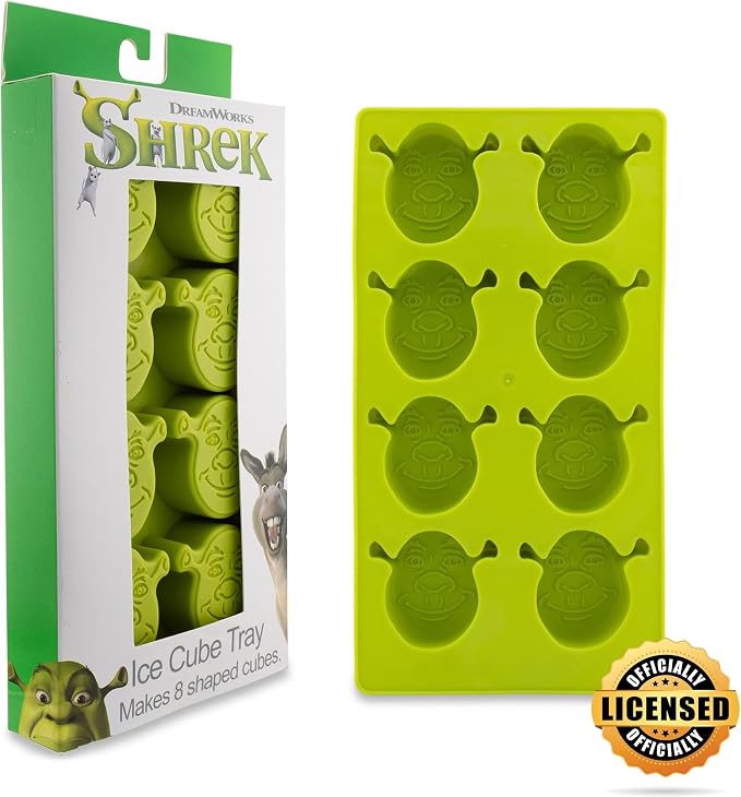 Molde de silicona flexible para cubos de hielo Shrek miniatura 3