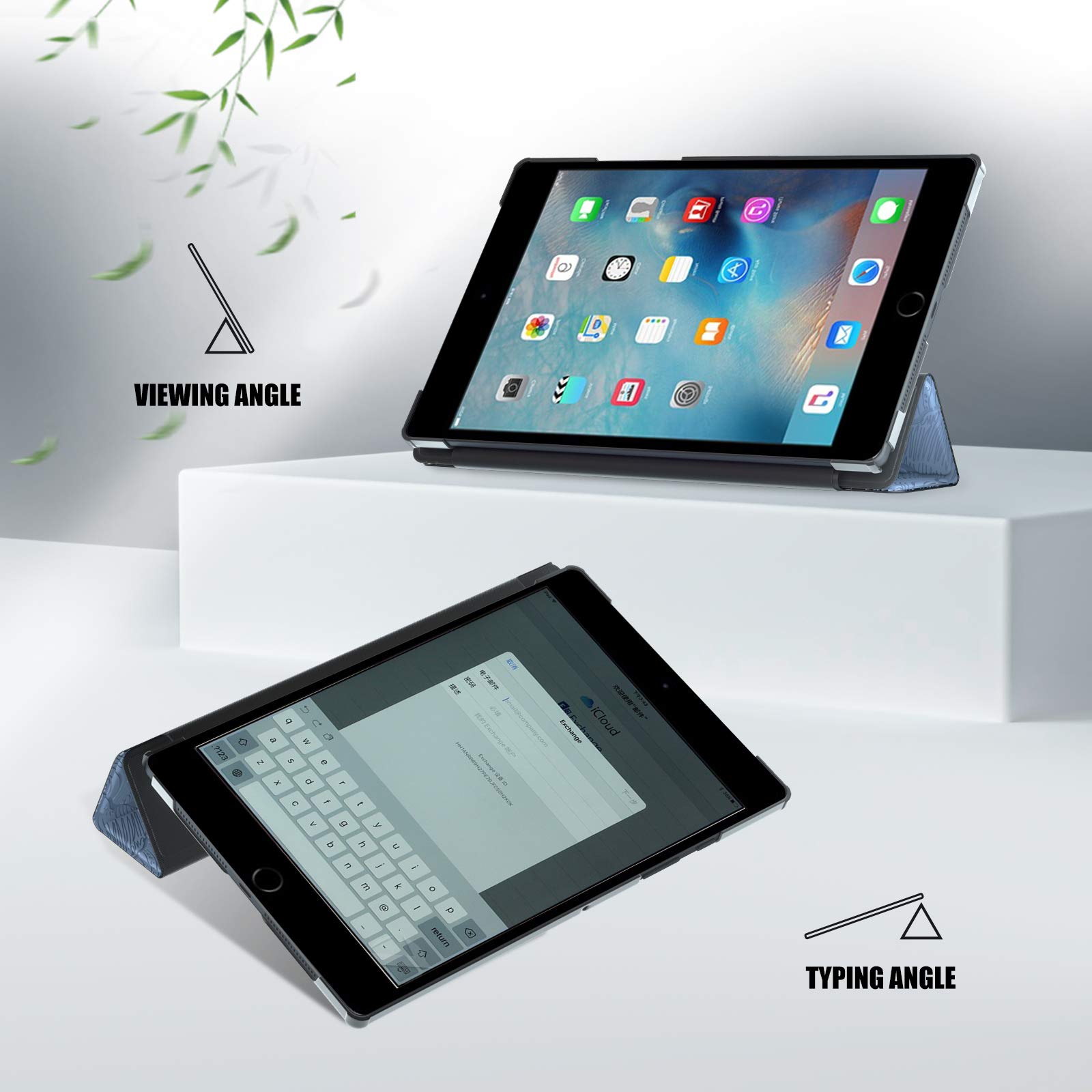 Auto Sleep/wake IPad Custodia IPad Mini YENDOSTEEN - Cover Ibrida Con Luci Aurora E Funzione Auto Svegliati/Sonno Cover Ipad Mini Northern Lights - Foto 14