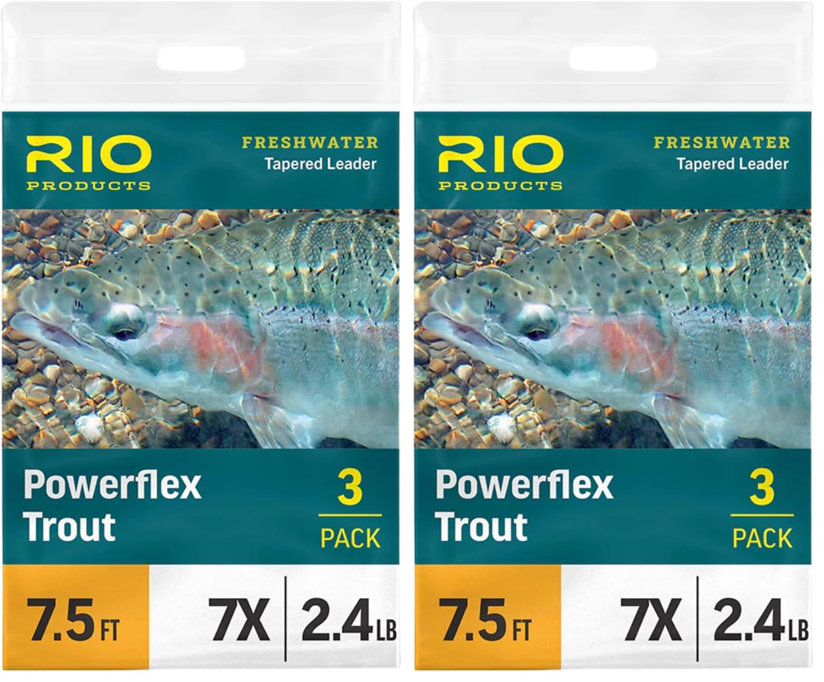 Rio Powerflex Trout Leaders - 3 Pack -7