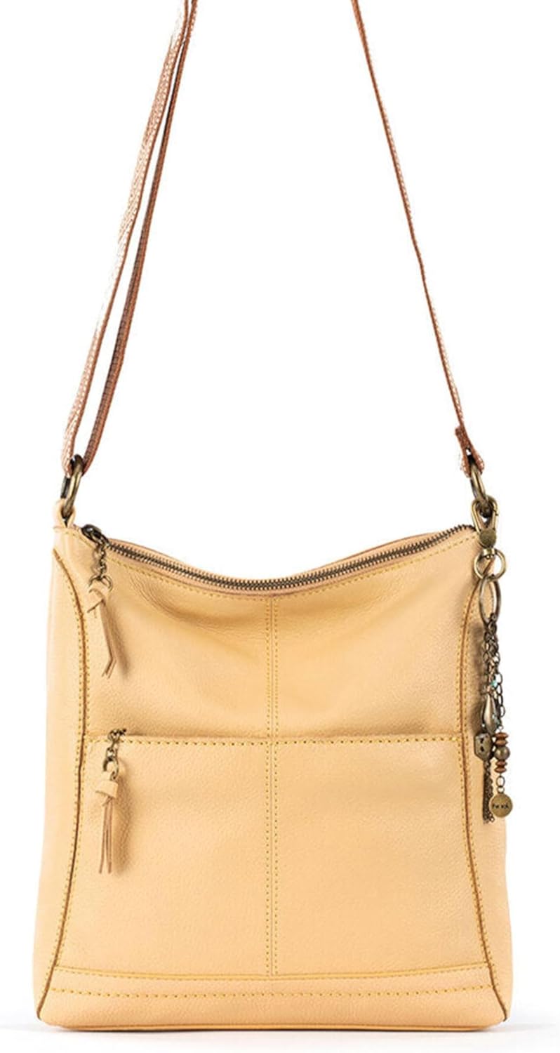 The Sak Lucia Crossbody Bag in Leather, Convertible Purse with Adjustable Strap - Image 7