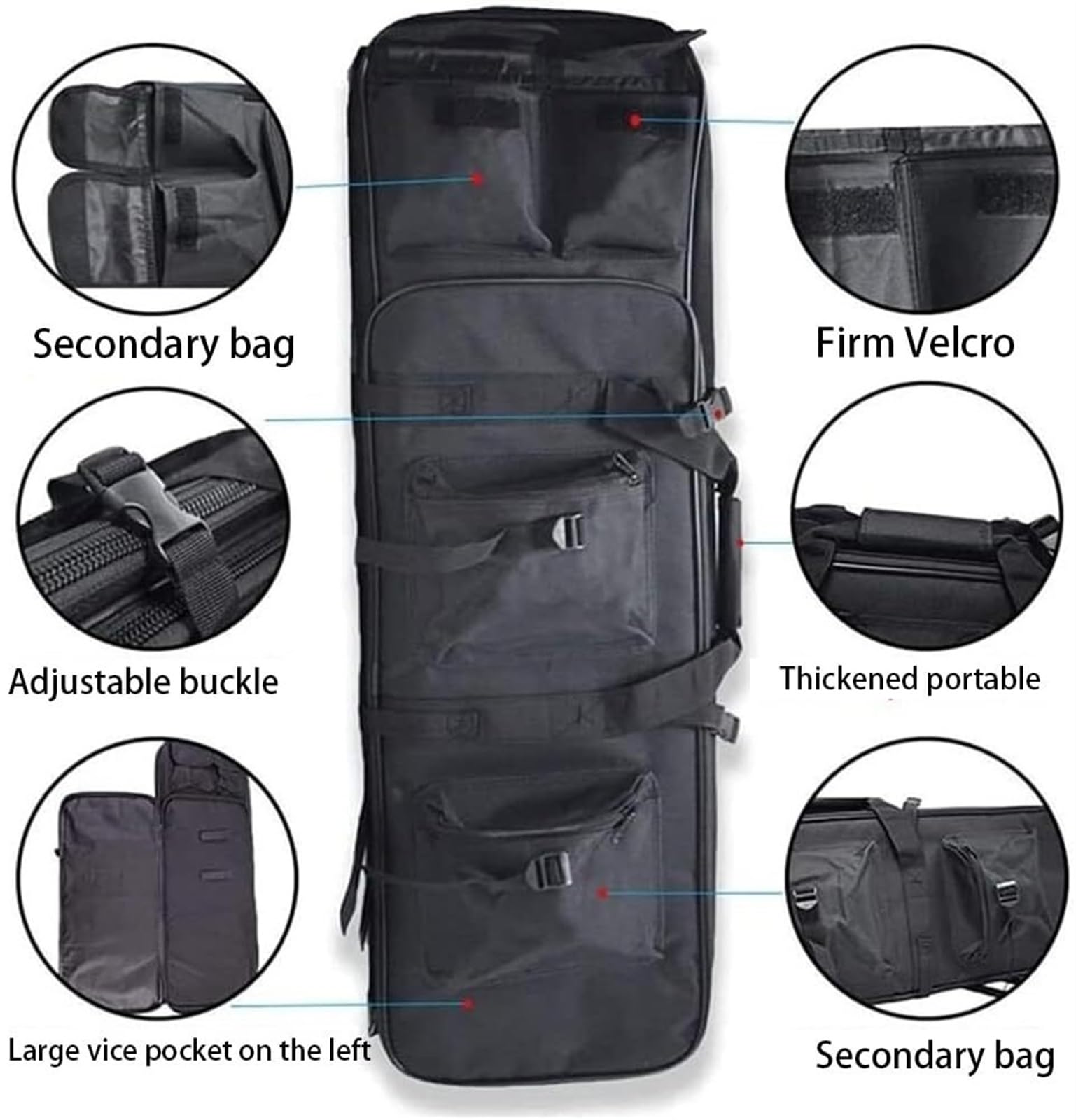 Gun Bcase Rifle Bcarry Shoulder Bags Waterproof Long Gun Storafirearm Bag/Bka/81Cm