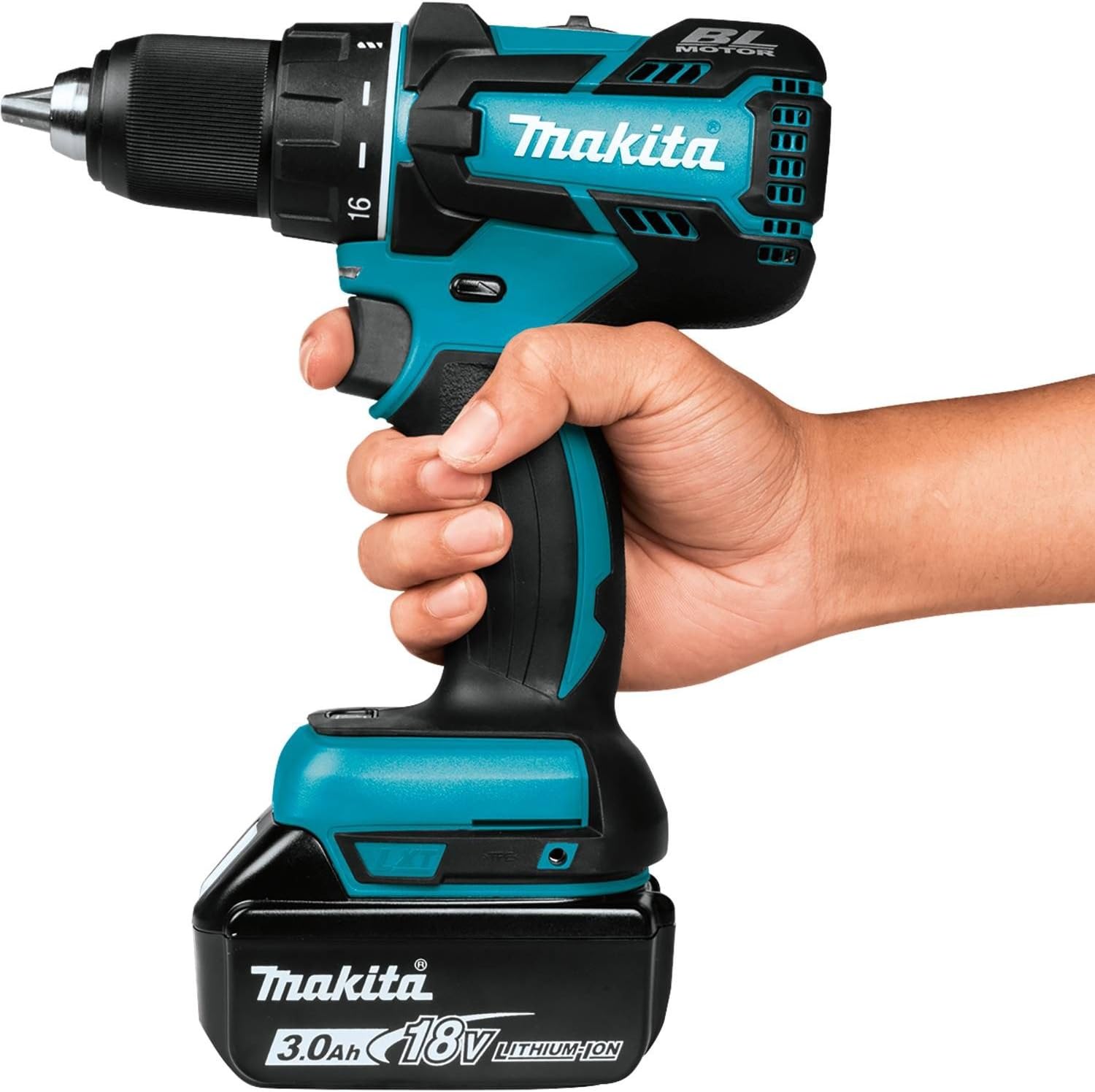 Best Deal Product Makita XFD061 18V LXT Lithium-Ion Compact Brushless Cordless 1/2 Driver-Drill Kit (3.0Ah)