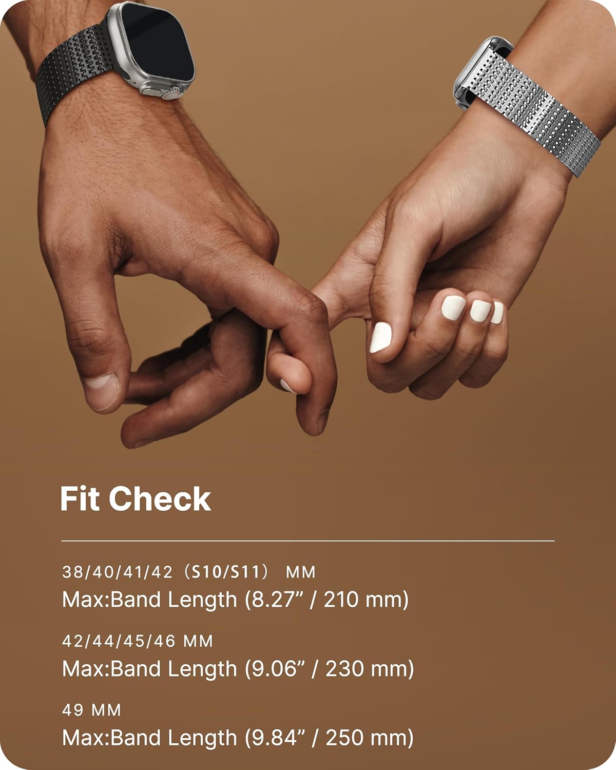 Fullmosa Compatible with Apple Watch Bands 41mm 40mm 38mm for Women Men, Stainless Steel Mesh Loop Magnetic Clasp iWatch Band with TPU Case for Apple Watch Series 9 8 7 6 5 4 3 2 1 SE3/2/1, Silver