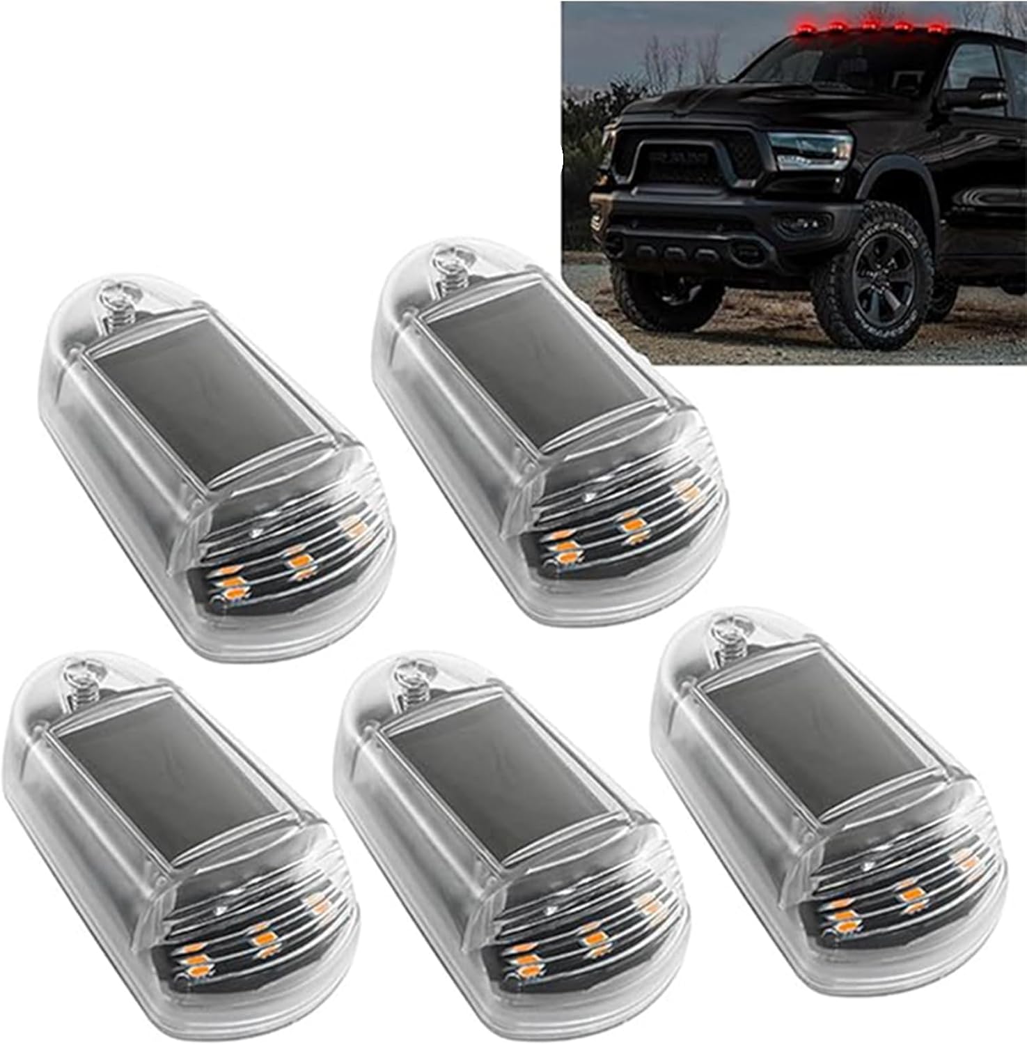 ziwega Solar Powered Cab Lights, Solar Powered Cab Lights