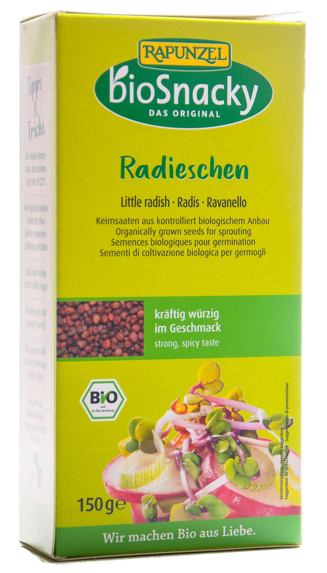bioSnacky Radieschen 150 g