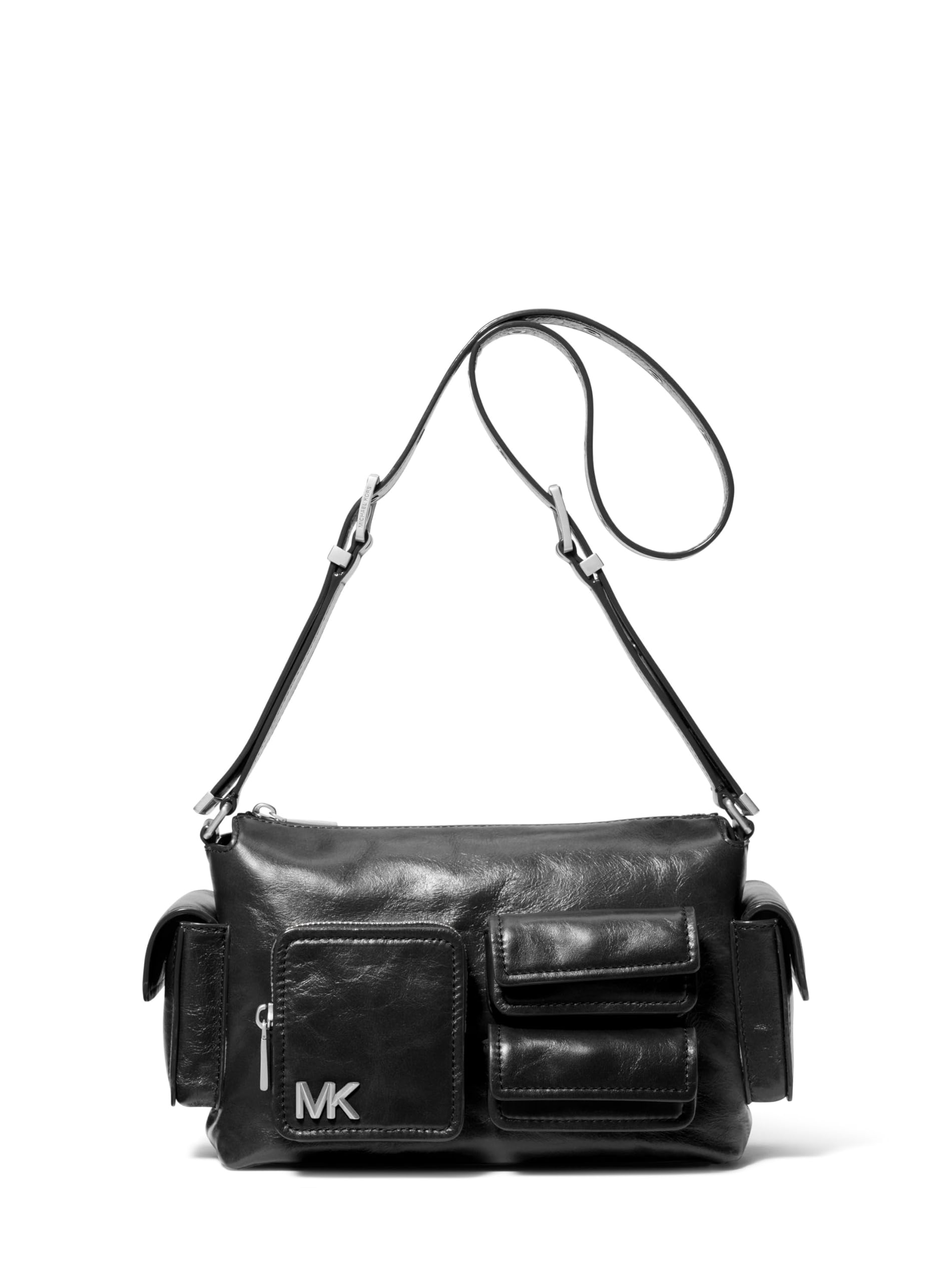 Michael Kors 30S5SM3L8Y-​001 MD PCKT SHLDR Women BLACK Size One Size
