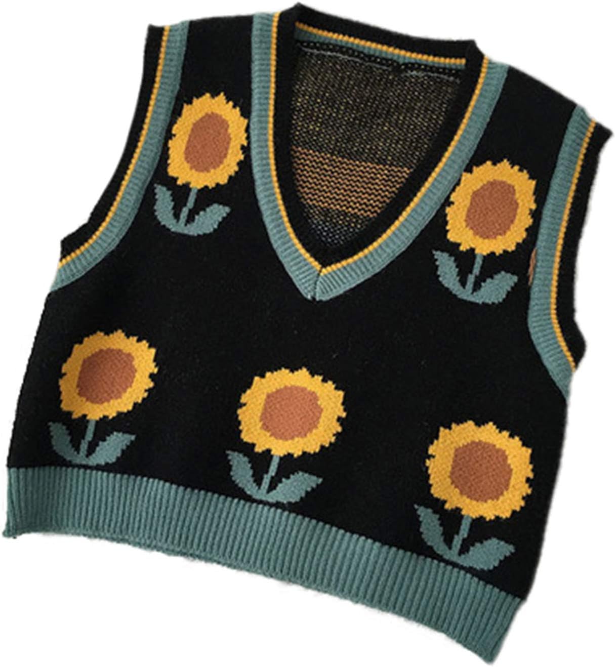 Women Sweater Korean Style Casual Vest 