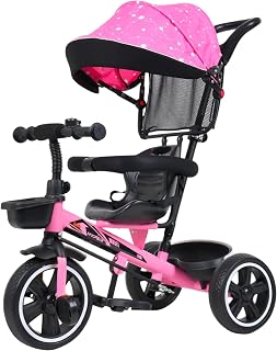 Luusa® Hyper PRO Canopy Plug N Play Tricycle/Baby Tricycle with Parental Control for Age Group 2+ Years Boys/Girls/Carryin... Price In India