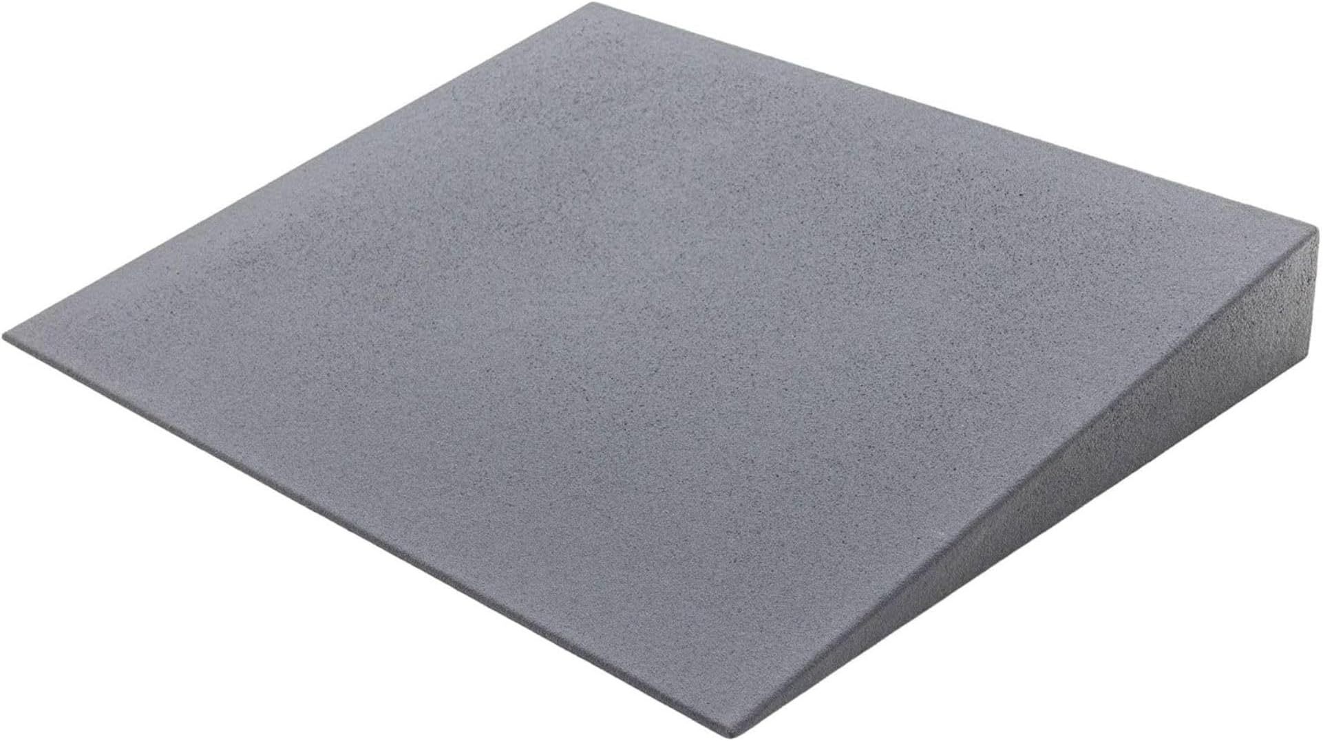 5" Doorway Threshold Ramp for Wheelchair, 800 lb Cap, High-Density Composite, Silver Spring