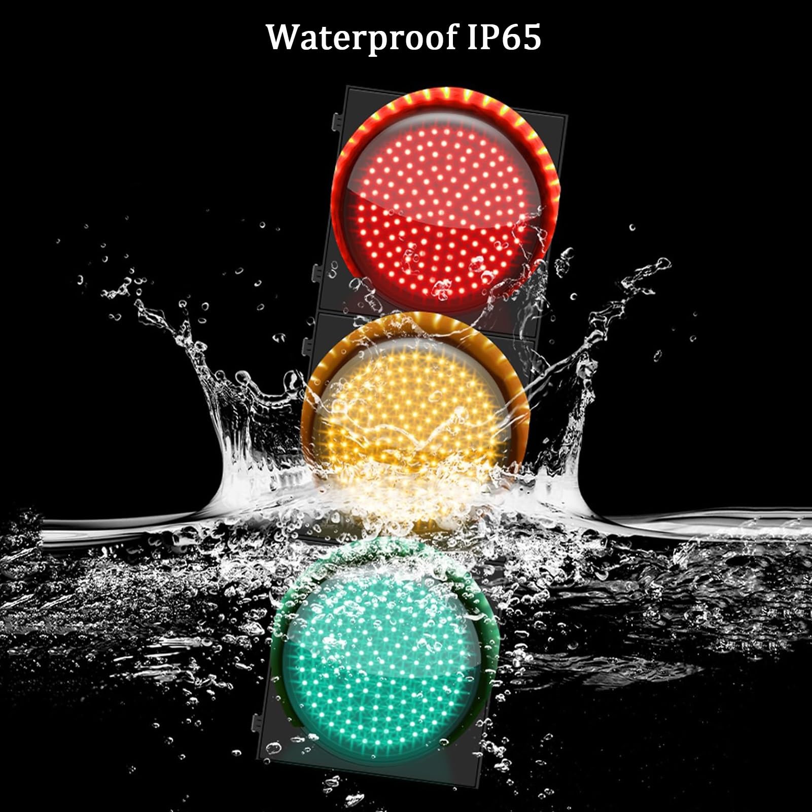 Amazon.co.jp: YVYKFZD 信号機 100mm(4インチ) 交通 信号ライト、LED