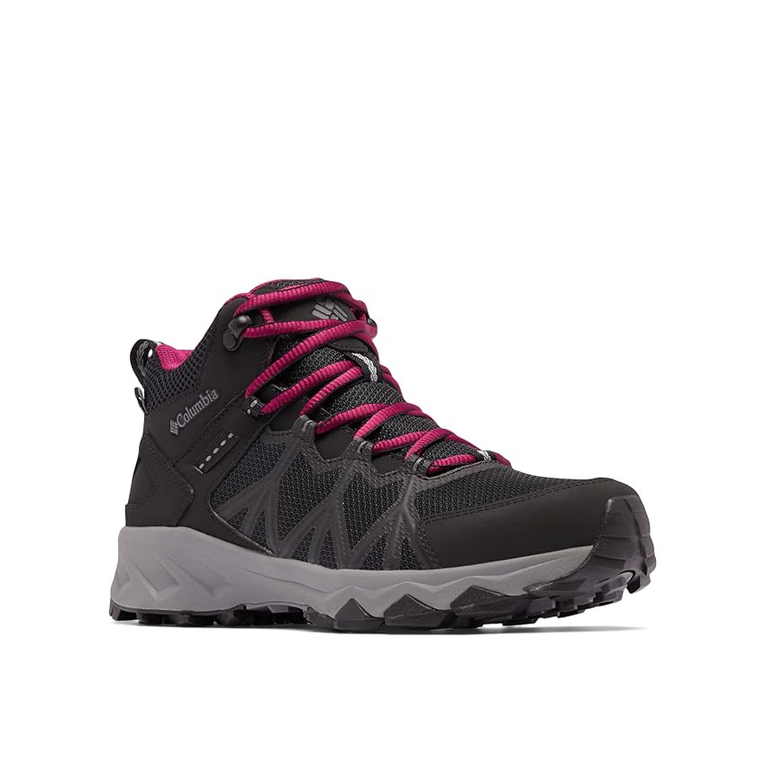 Columbia Peakfreak 2 Mid Outdry, Scarponi da trekking ed escursionismo a vita media Donna, Black Ti Grey Steel, 43 EU