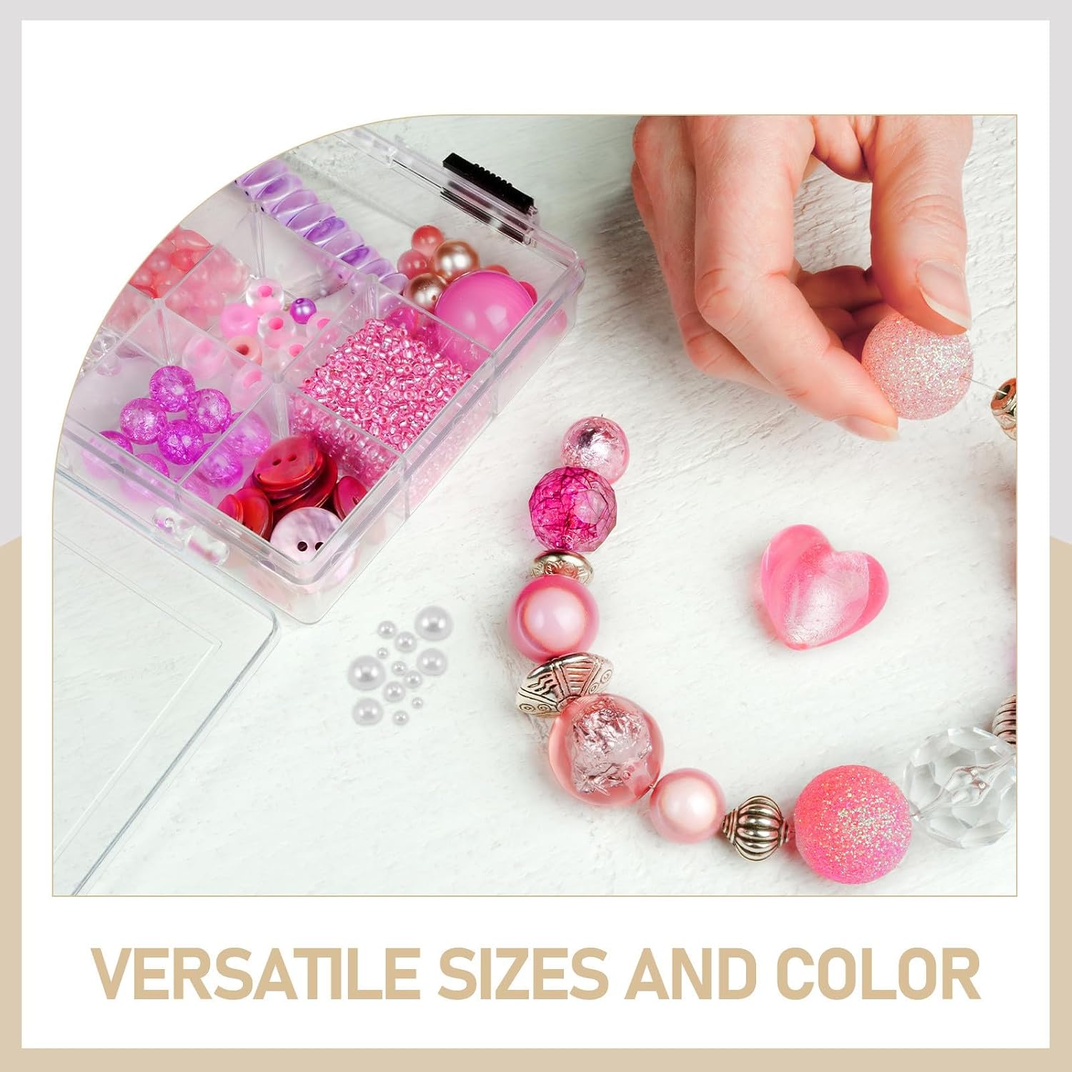 ABS Flatback Faux Pearls 7600 Piece Half Round Nails Crafts