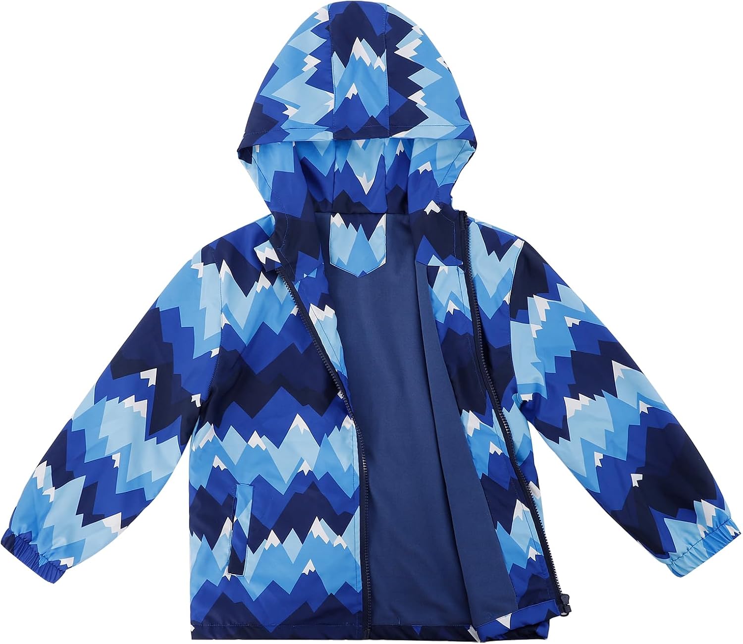 Veste Imperméable Enfant Avec Doublure Polaire - Coupe-Vent, Capuche, 3-12 Ans