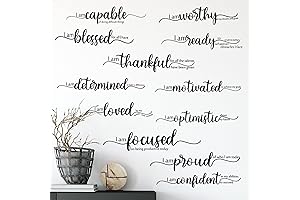 Inspirational Wall Decal: Uplift Your Living Space with Encouraging Quotes