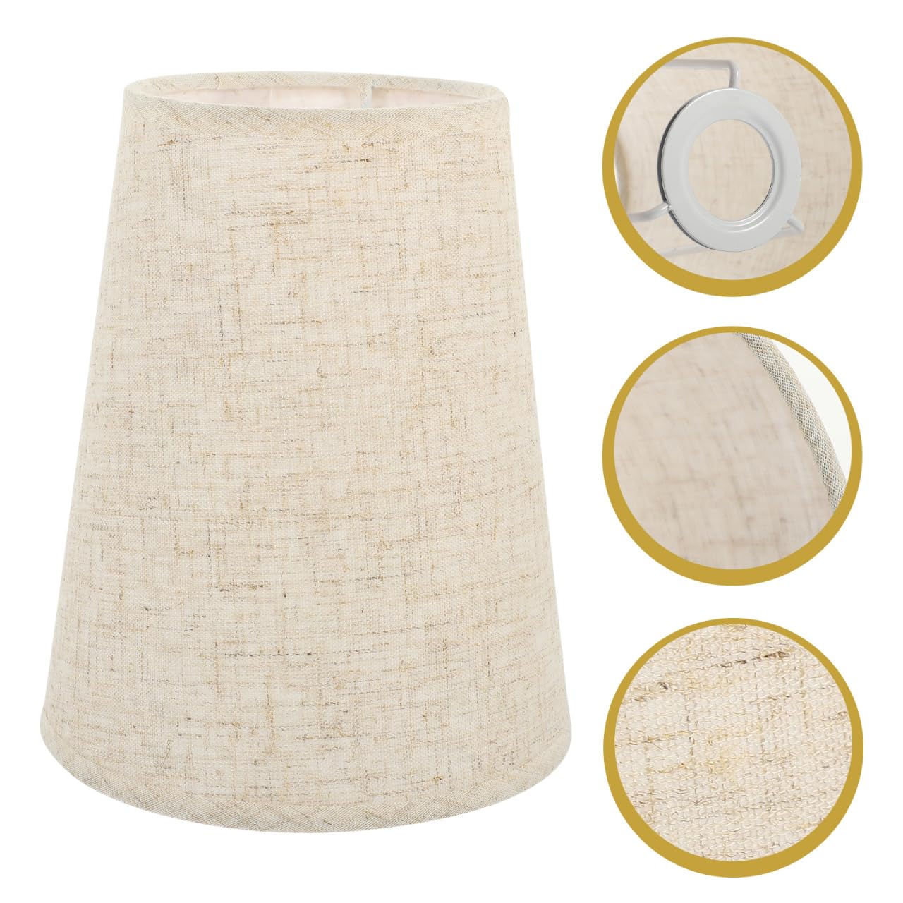 ABOOFAN Abat-jour En Lin Pour Lampe De Table Ampoule E14 Abat-jour Décoratif Pour Salon