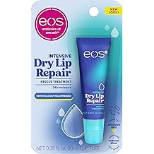 eos The Hero 唇部修复, 超干唇部处理,24HR 水分, 过夜唇部处理, 天然草莓提取物,0。35 fl oz