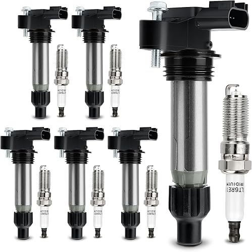 Vista 71 de Paquetes de bobina de encendido UF549 y bujía de iridio doble 9029, para Nissan Altima Versa Sentra Rogue Cube NV200 Pathfinder Infiniti FX50 M56