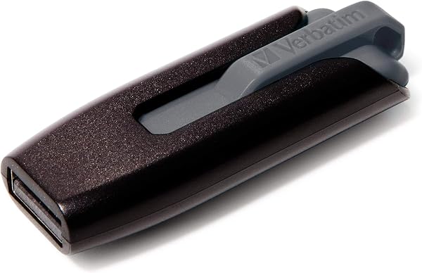 VERBATIM Store 'n' Go V3 USB-Stick I USB-3.2 Gen1 I 32 GB I Speicherstick mit Schiebemechanismus I USB-3 mit SuperSpeed-Schnittstelle I externer Speicher für Laptop Notebook & Co I schwarz - 2