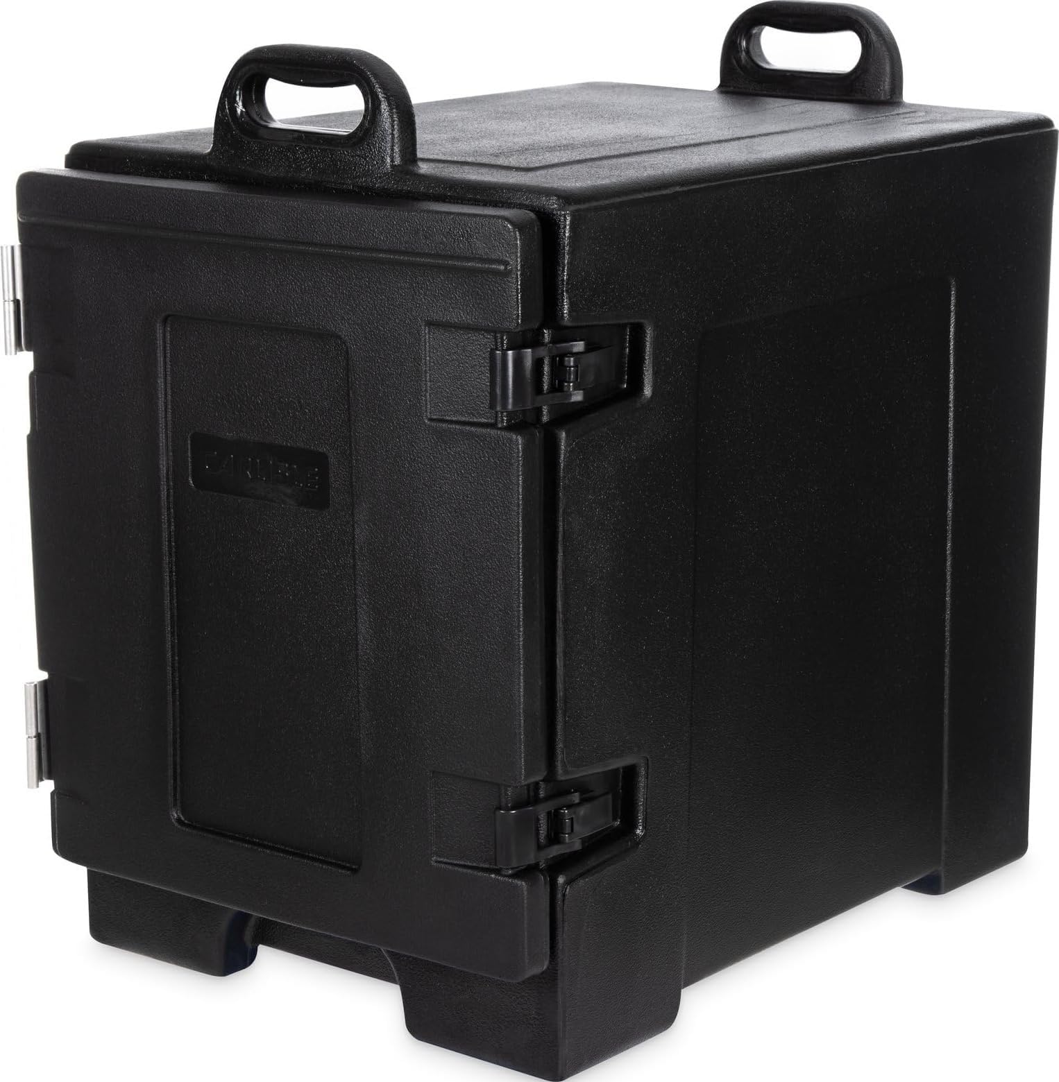 Carlisle FoodService Products Cateraide Front Loading Insulated Food Pan Carrier, for Storage and Transport of Food, 5 Pan Capacity, 25.25" x 24.25" x 17", 1 Count, Black
