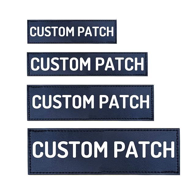 PawPawify Parche de nombre personalizado para arnés de chaleco para perro, texto personalizable, parches…