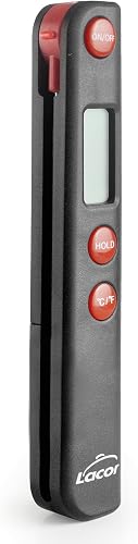 Lacor 62246 – Digitales Fleischthermometer mit LCD-Touchscreen, 8 M...