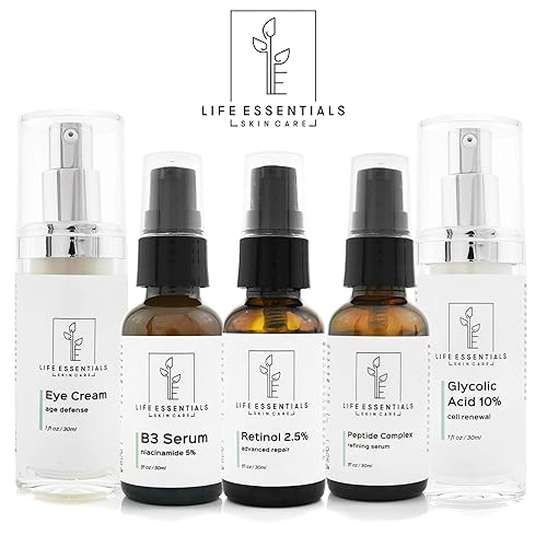 Miniatura 7 de Life Essentials Skin Care Suero hidratante antiedad con ácido hialurónico, con vitaminaC, vitaminaE y té verde, 1fl. Oz.30ml