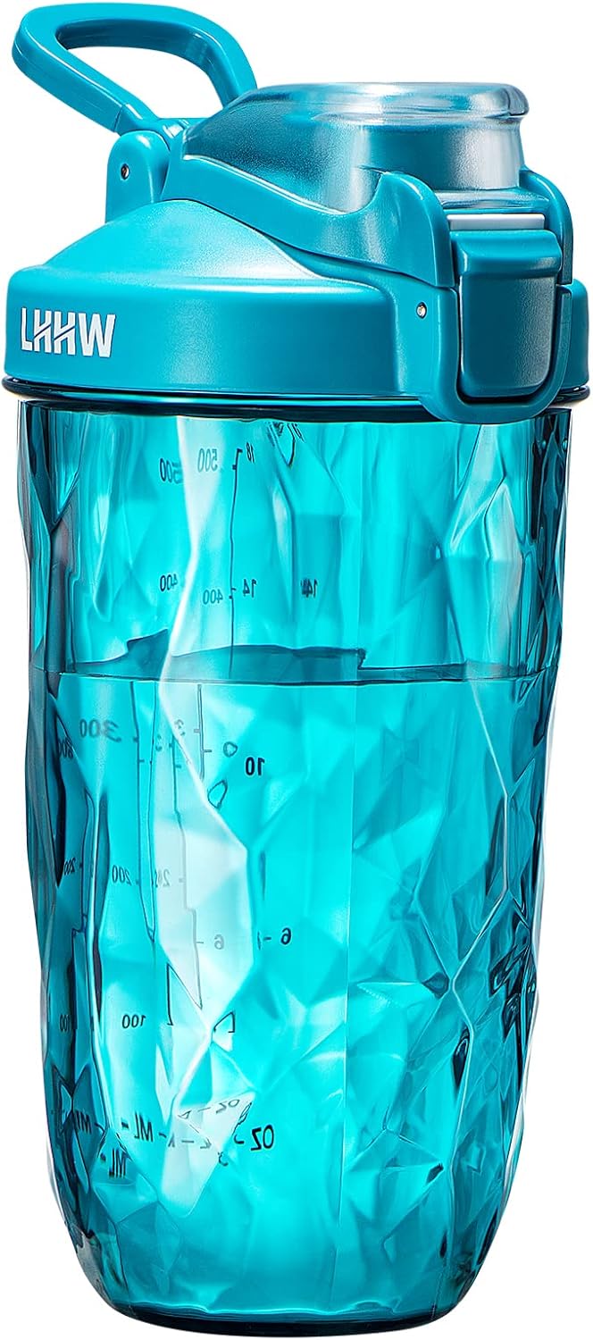 LHHW Protein Shaker Bottle Protein Shaker without ball, 650ML Nutrition