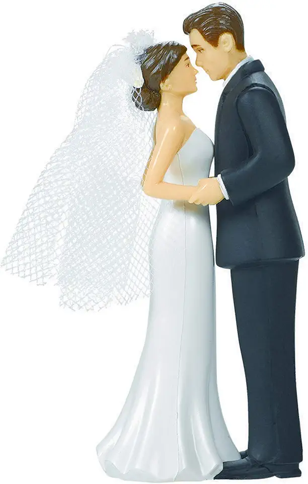 Amscan Elegant Bride & Groom Wedding Cake Plastic...