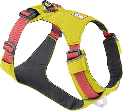 Ruffwear, Hi & Light, Everyday Lightweight Dog Harness, Trail Running, Walking, Hiking, All-Day Wear, Lichen Green, Medium