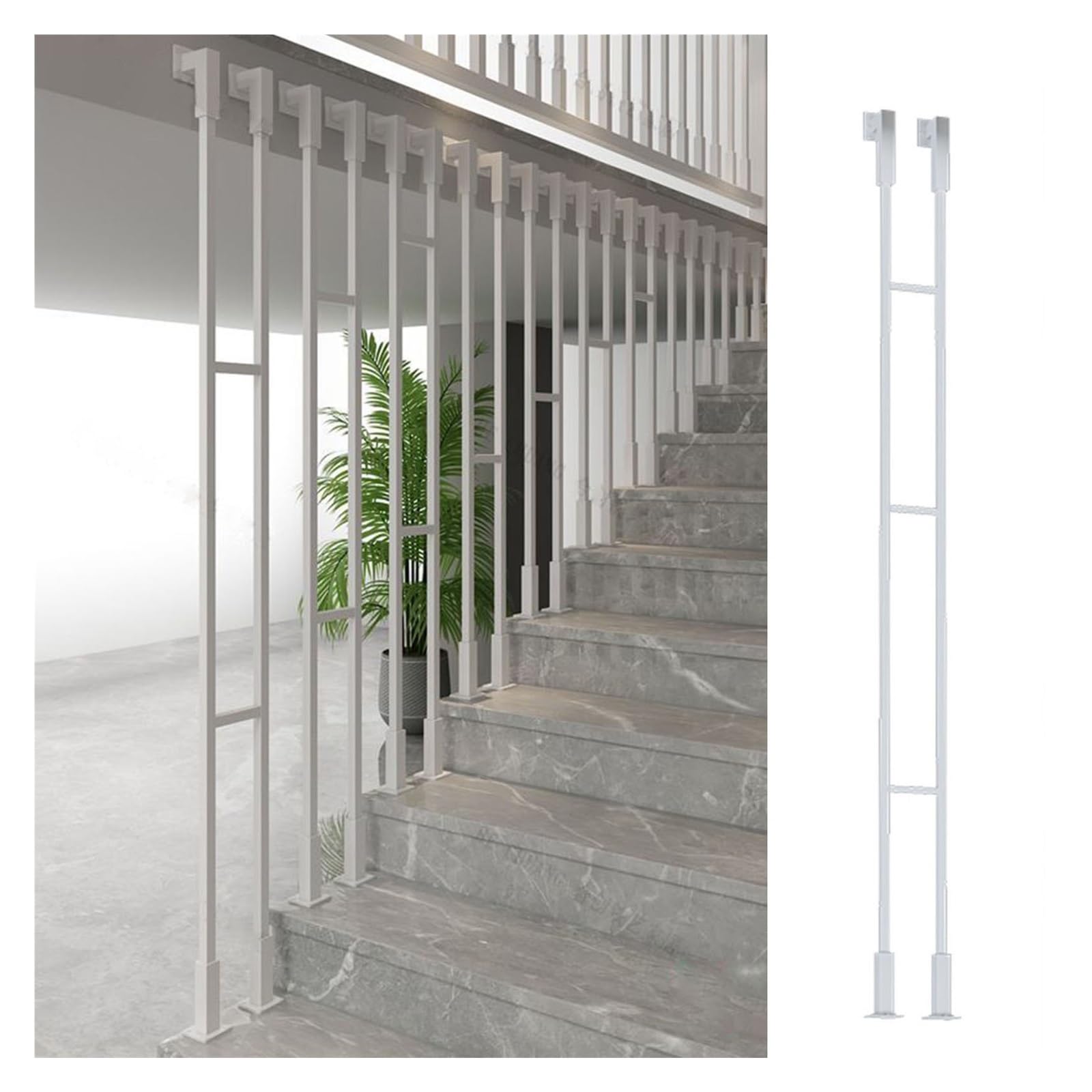 Barres d'appui sur mesure HAIXHX pour sécuriser escalier et balcon