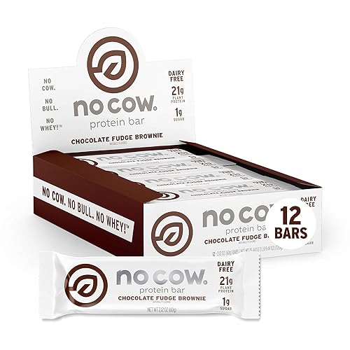 Miniatura 31 de No Cow - Barra de proteínas a base de plantas, 20 gramos (0.71 oz), apto para keto, bajo en carbohidratos, baja en azúcar, sin lácteos, sin gluten,
