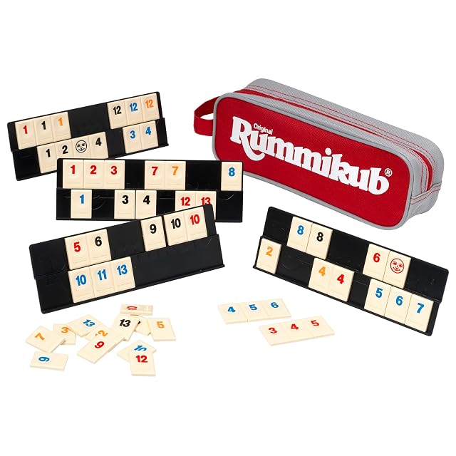 Foto 2 de 5 de Ideal, Rummikub Mini Pouch Travel Game: Brings People Together, Family Strategy Games, For 2-4 Players