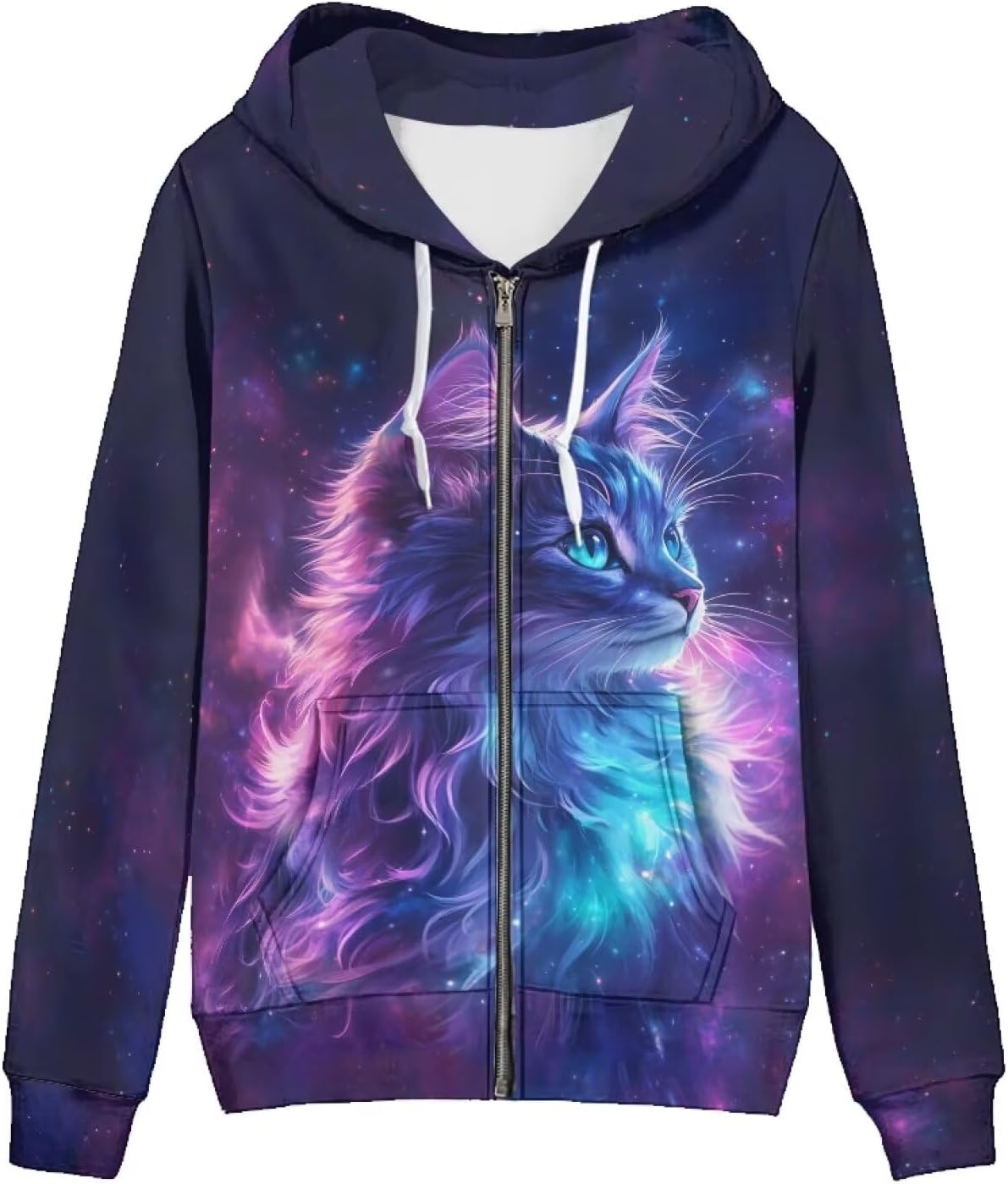 Showudesigns Women's Clothing Zip Up Hoodies XS-5XL Fashion Sweatshirts Clothes Fall Pullover Tops
