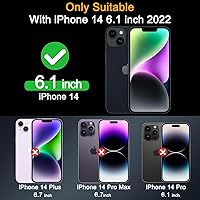 Vista 17 de Milomdoi 3 Pack Privacy Screen Protector for Apple iPhone 15 Pro Max with 3 Pack Tempered Glass Camera Lens Protector, Ultra 9H Accessories, Case