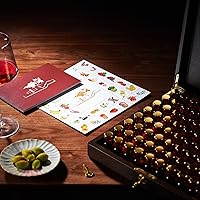 Vista 3 de Kit de aroma de vino, juego de aroma de degustación y olor para vinos blancos y tintos, 80 aromas, regalo educativo de formación - principiantes