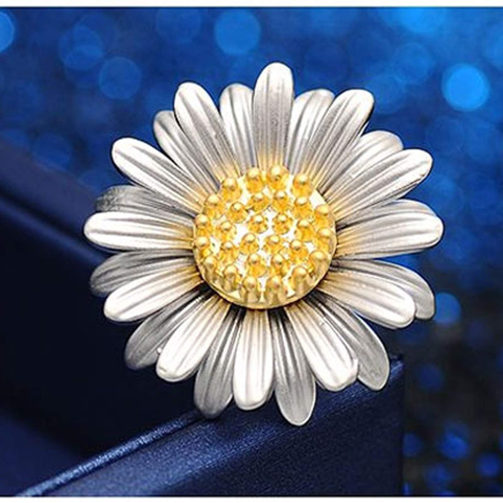 Broszki damskie Broszki dla kobiet, urocze i proste dodatki do koszul, broszka Daisy, dla kobiet, dziewcząt, broszka damska Pin